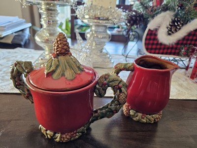 Hollie Leaf Sugar And Creamer tiiCollections #2234