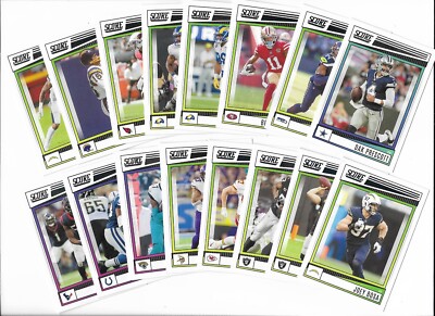 2022 Score Football Base singles  Complete Your Set   Free Shipping