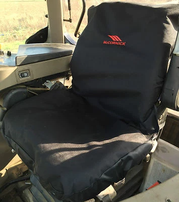 RHINO UK Tractor Seat Cover To Fit McCormick Heavy Duty-Waterproof-Embroidered