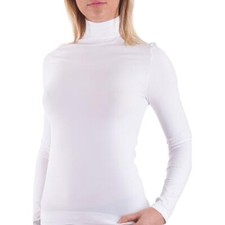 Maglia lupetto da donna manica lunga in microfibra morbida Bellissima 075 intima