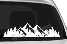 Mountains Range Scene 2 Vinyl Decal Sticker, Off-Road, 4x4, Suburu, Nature