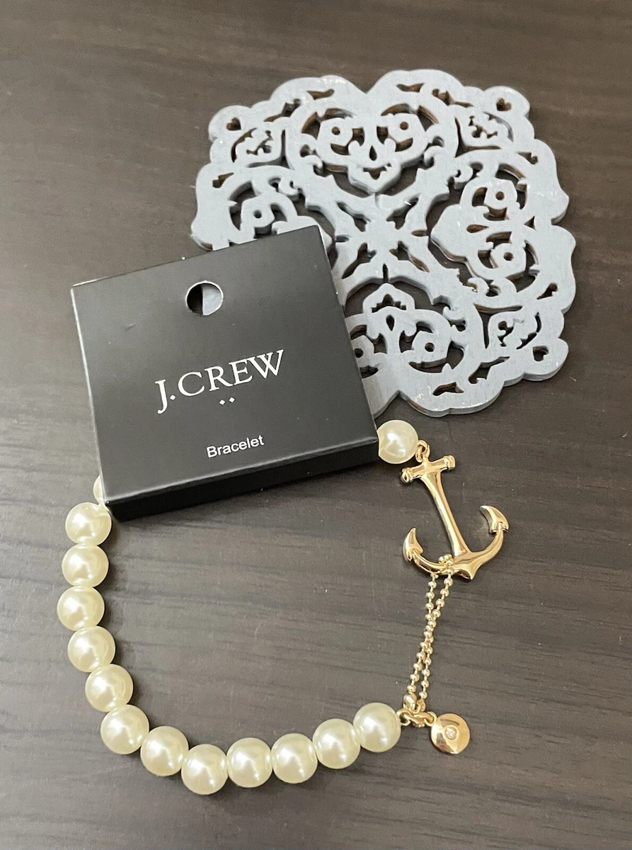 J.Crew Factory NAUTICAL PEARL BRACELET Item BH382 eBay