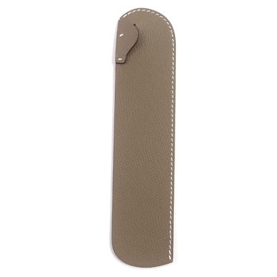Hermes Vintage Bookmark Leather ETAUPE | eBay