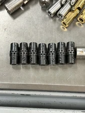 2 HALVES FA5 BOSTON GEAR WORKS MULTI-JAW FLEX COUPLING 3/16” BORE WITH 1/2” OD