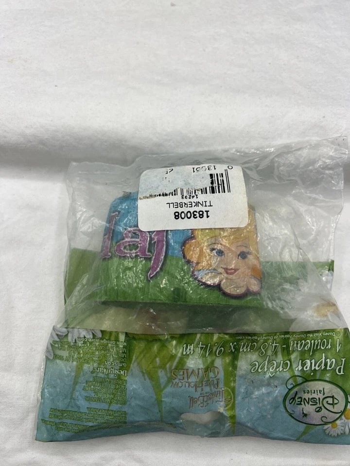 Transmisor de crepé Tinkerbell Fairies suministros de fiesta de cumpleaños 30 pies Foto 2 de 2