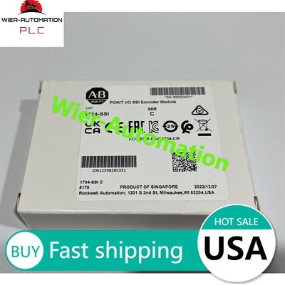1PC AB 1734-SSI AB AB POINT I/O SSI Encoder Input Module Sealed US Free Tax