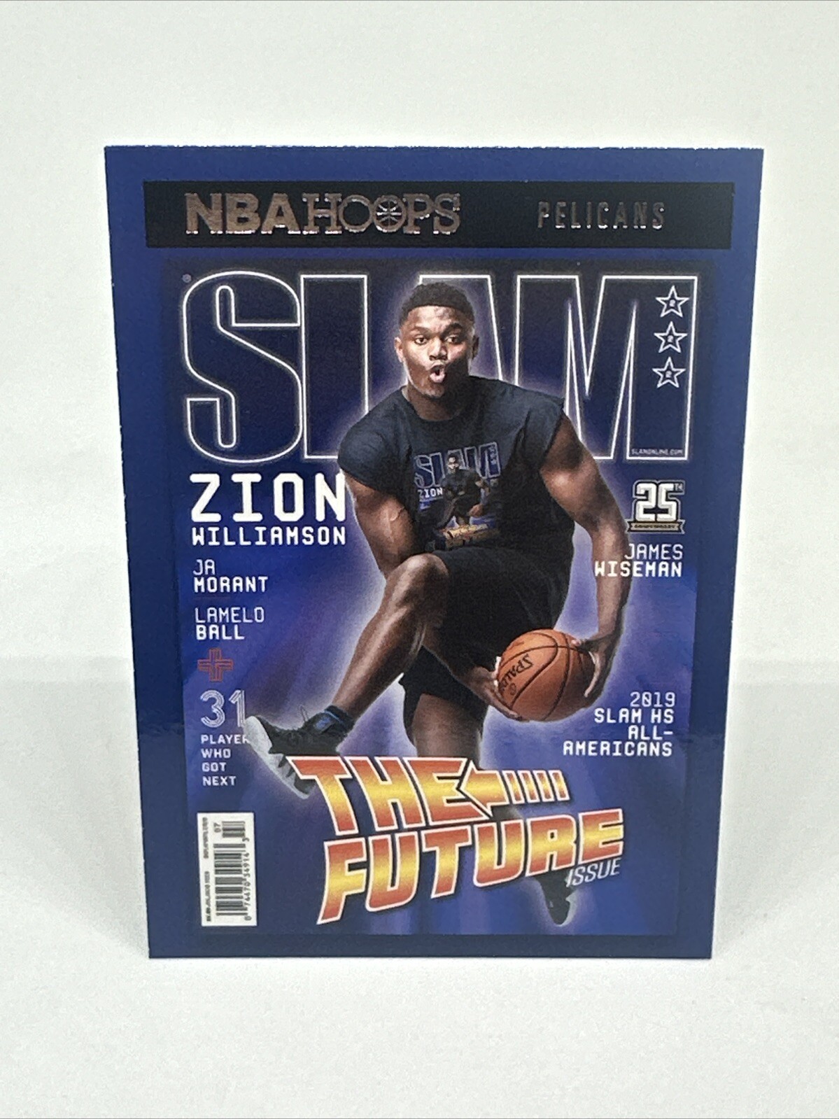 2020-21 Panini NBA Hoops Zion Williamson SLAM Silver No 17