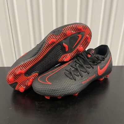 Nike ファンGT AG 25cm Nike Junior Phantom GT Pro FG Soccer Cleats Black/Red Size 6Y