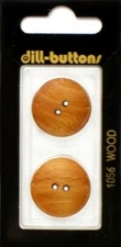 Dill Buttons ~ (1056) - 7/8" - 2 ct