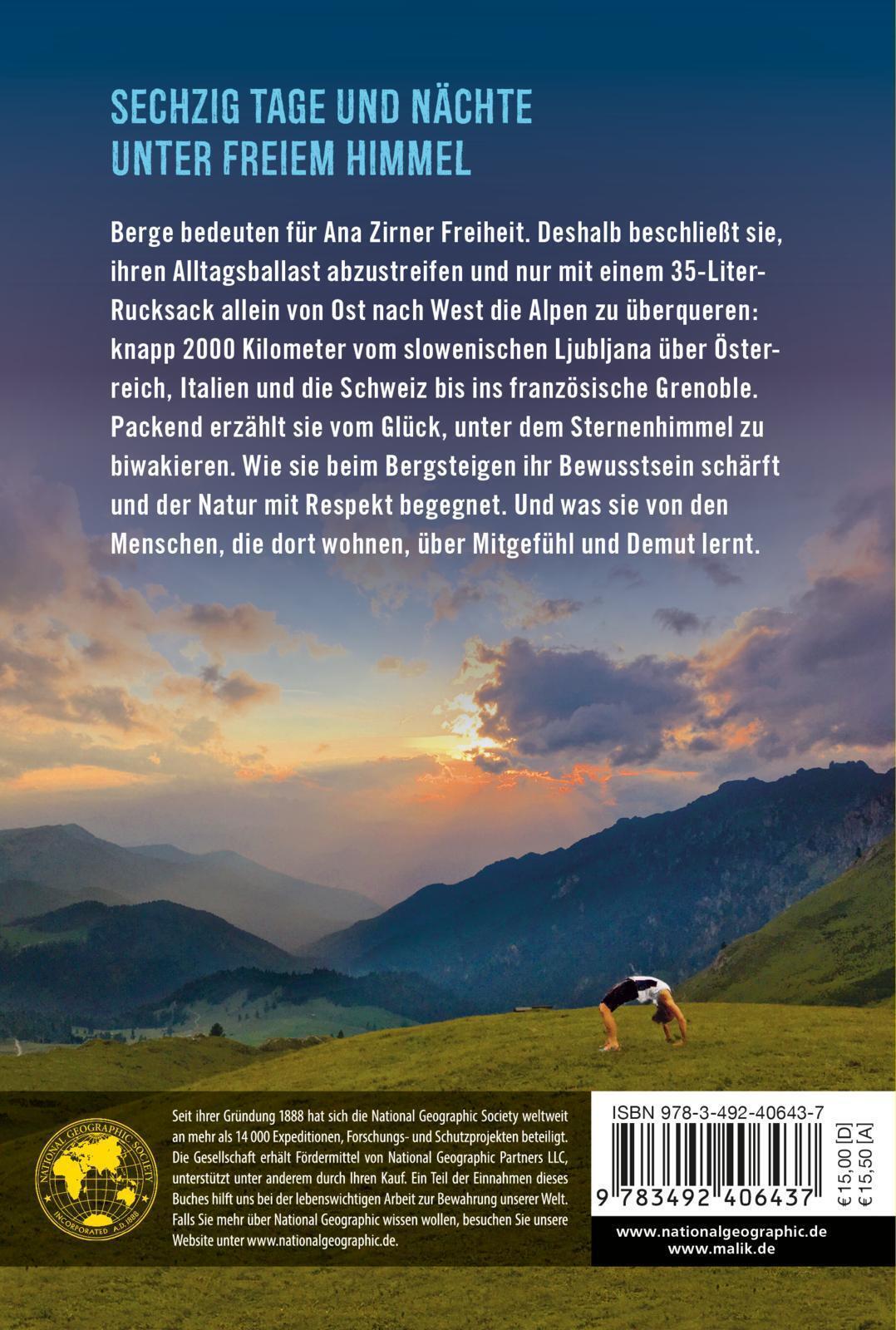 Thumbnail - Alpensolo Allein Zu Fuß Von Ost Nach West Ana Zirner Taschenbuch 272