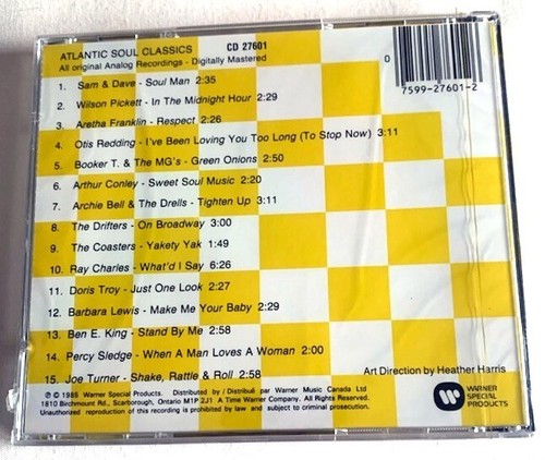 ATLANTIC SOUL CLASSICS-CD FACTORY SEALED (VARIOUS)Ben E. King,Barbara Lewis,Sam - Picture 2 of 2
