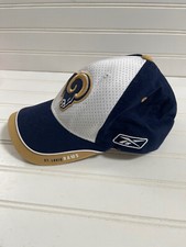 Reebok NFL On Field Equipment St. Louis Rams Hat One-Size 100% Cotton Sports