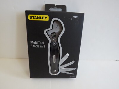 Stanley Multi Tool- 8 Tools in 1  Adjustable Wrench In Box