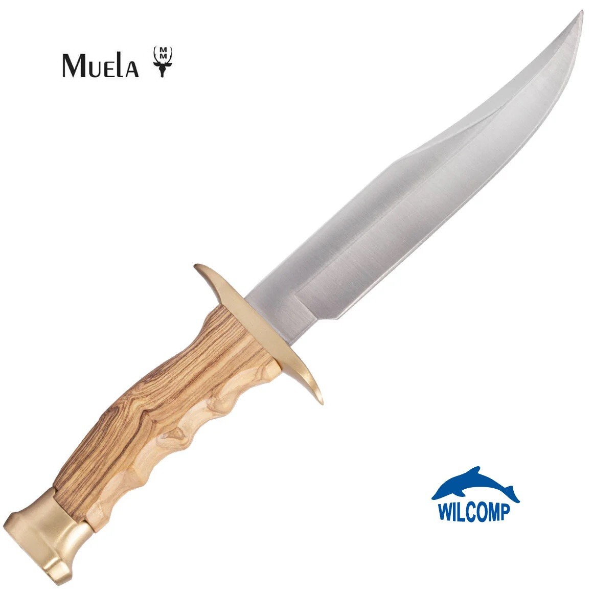 MUELA BW16.OL Fixed Blade Hunting Knife with Leather Sheath made in