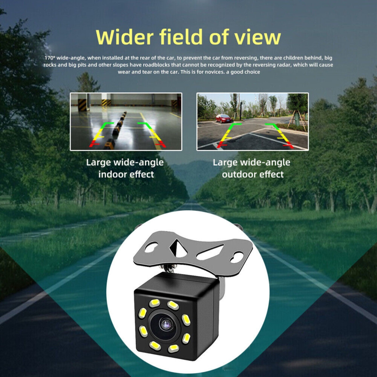 Soundstream Reverse Camera New Backup Camera Rearview Universal Mount Wide Angle for SOUNDSTREAM ...