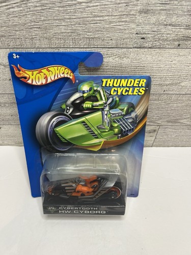 Thunder Cycles Cycles Cybertooth HW Cyborg gris-negro de colección Hot Wheels 2003 - Imagen 4 de 9