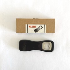 Alessi MN01 B "Stavros" Bottle Opener, Black, Marc Newson design 1997