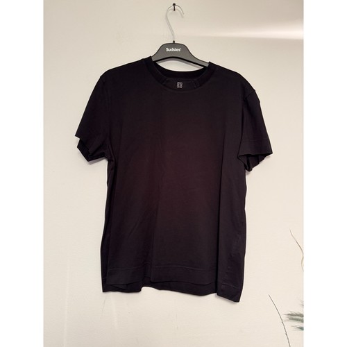 Givenchy, GIVENCHY Womens Black Cotton 4G Logo Embroidered Crewneck T-Shirt Size M