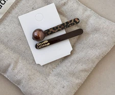 New Korean-style leopard print pearl duckbill hair clips are fashionable and ver