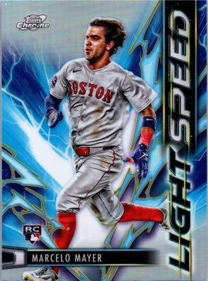 2025 Topps Chrome Cosmic #LS-12 Marcelo Mayer Light Speed Rookie (RC) - Red Sox