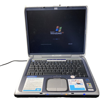 Retro Gaming-HP Pavilion Ze5700-Celeron@ 2.80GHz 500MB Ram 60GB HDD Win XP-WORKS