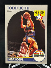 1990-91 NBA Hoops Rookie Card #98 Todd Lichti Denver Nuggets. rookie card picture