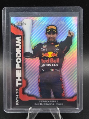 2021 Topps Chrome Formula 1 F1 Sergio Perez Path to the Podium #PTP-SP