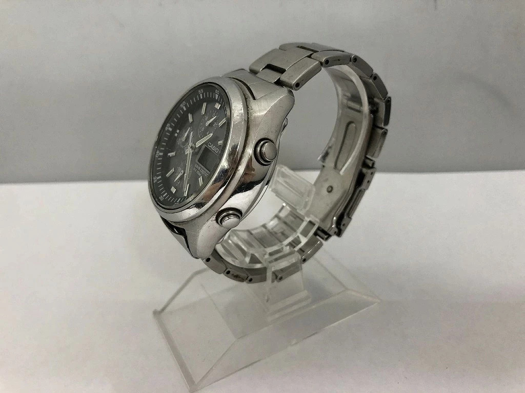 CASIO WVQ-500DJ Wave Ceptor Solar Radio Anadigi Chronograph Quartz
