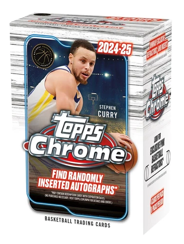 2024-25 Topps Chrome Basketball NBA SEALED Blaster Box