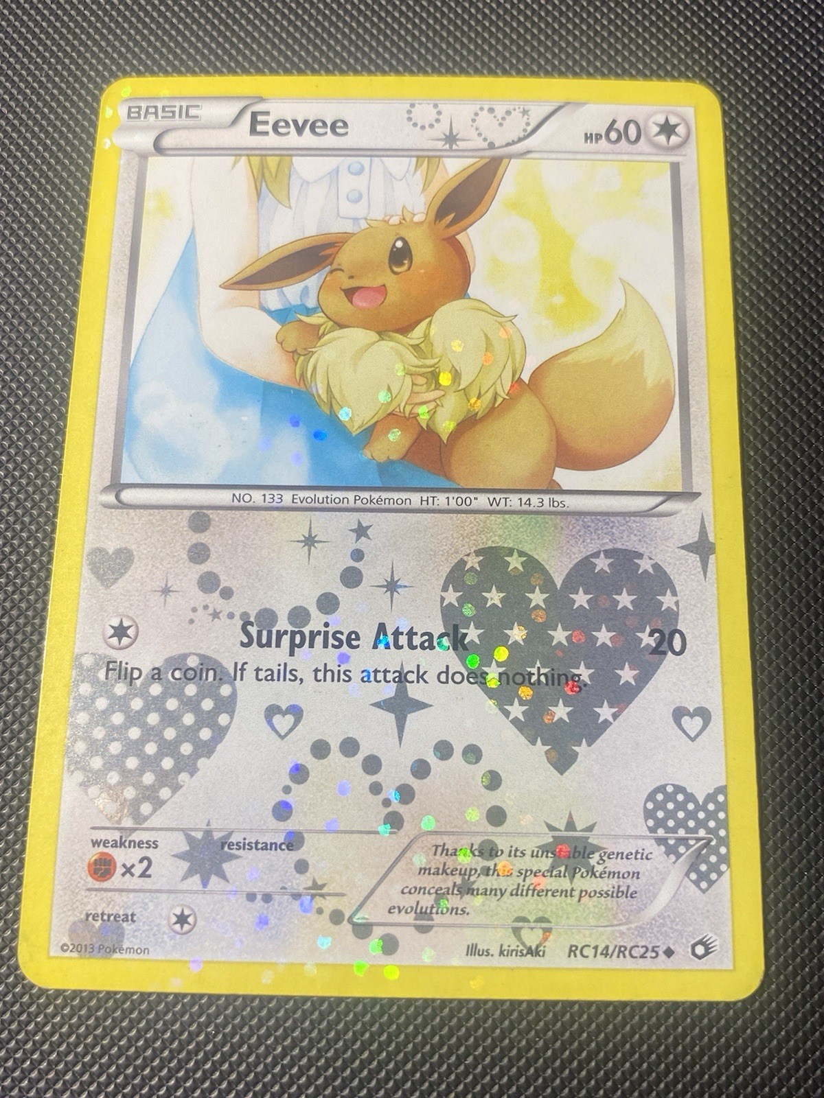 Eevee RC14/RC25 Legendary Treasures: Radiant Collection Pokemon TCG (LP)