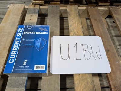 New COMICARE CURRENT BACKER BOARDS PACK OF 100 (U1BW)