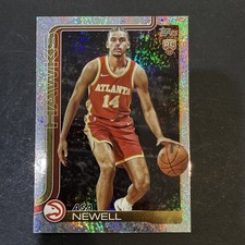 2025-26 Topps Basketball Asa Newell Rookie Silver Sand Glitter Parallel