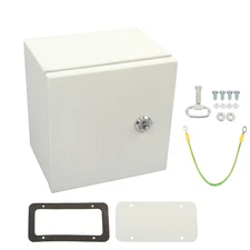 Waterproof Steel Electrical Box 8x8x6" NEMA 4X Rated, IP65 Outdoor Junction Box