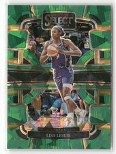 2024 Panini Select WNBA #97 Lisa Leslie Prizms Green Ice