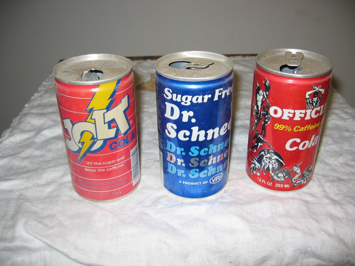 Three Vintage Soda Cans Jolt + Dr Schnee + Official Cola | eBay