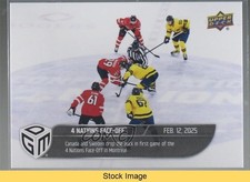 2024-25 4 Nations Face-Off Team Canada (National Team) Sweden #1 READ 1e7g