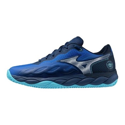 Mizuno Tennisschuhe WAVE FORCE COURT WIDE OC 61GB243128 blau/weiß/marine 2E 2024