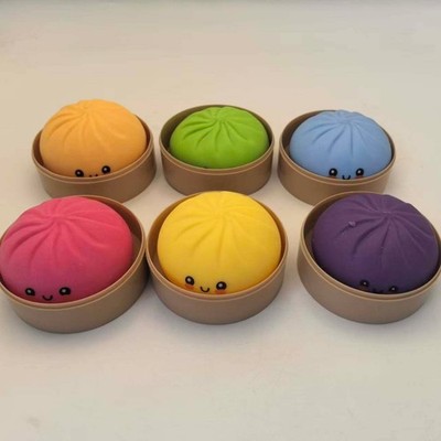 Crazy Fun Regenbogen-Mystery-Squishy-Bun   Viraler Galaxy-Glitzer-Dumpling