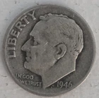1946 10C Roosevelt Dime Silver Free Shipping