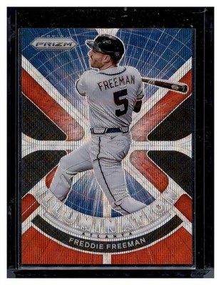 2021 Panini Prizm #IL-9 Freddie Freeman Illumination Red Wave Prizm #/99
