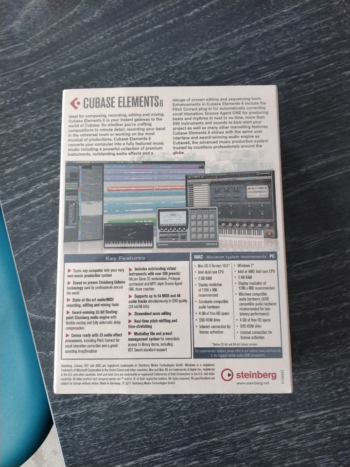 NEW    Steinberg Cubase Artist 6 Music Production System PC DAW Software SEALED - Image 2 of 4