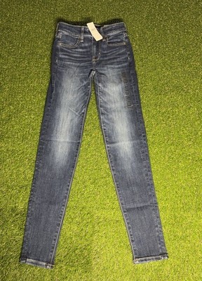 American Eagle Ne(X)t Level Stretch Hi-Rise After Midnight, size US 000 Regular.