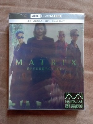 The Matrix Resurrections Manta Lab Steelbook Double Lenticular Full Slip ME#48