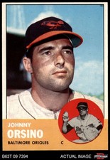 1963 Topps #418 John Orsino Orioles 6 - EX/MT