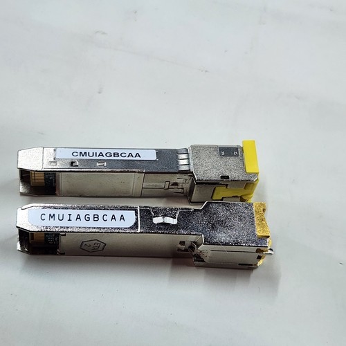 Lot of 2pcs CISCO GLC-TE 30-1475-01 GBIC 1000BASE-T RJ-45 SFP+ Transceiver HOLO - Bild 3 von 4