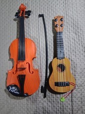 Violino e Chitarra Per Ragazzini In Plastica. Giochi Educativi