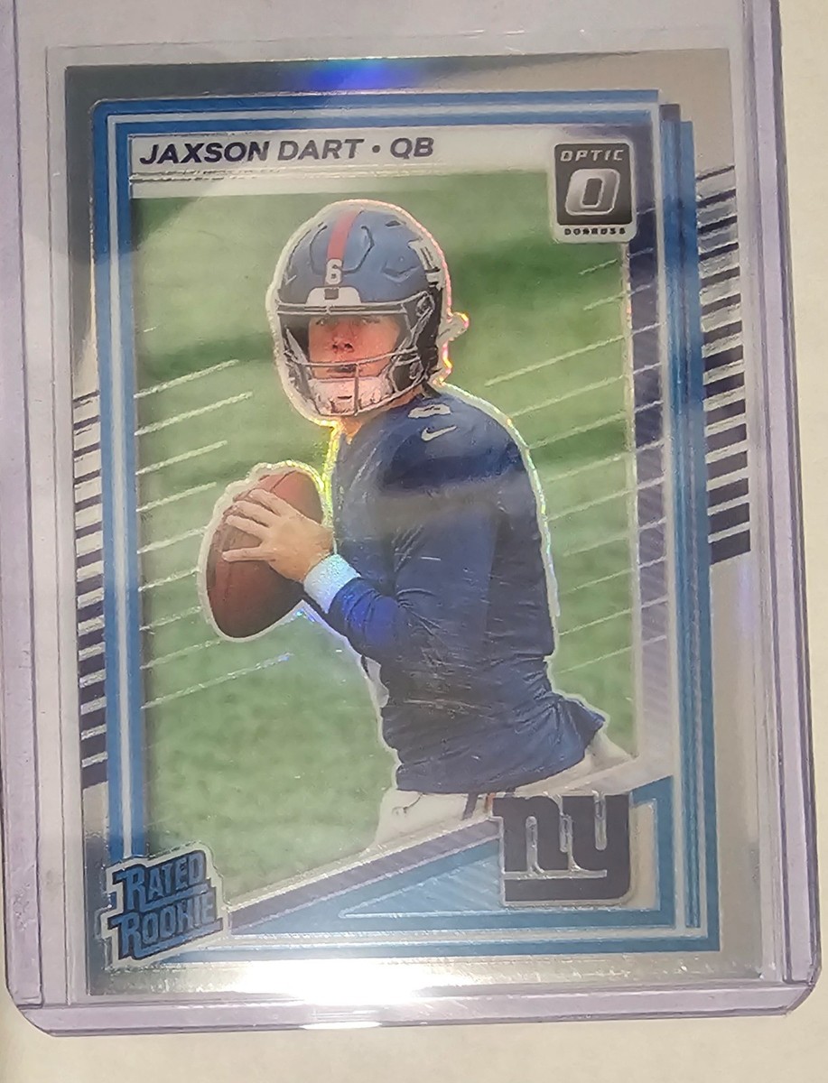 🔥 2025 Jaxson Dart Panini Donruss Optic Rated Rookie Prizm Silver