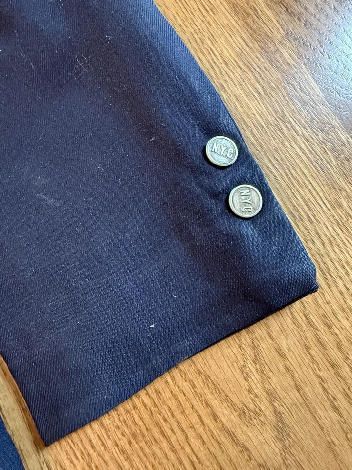 复古 1940 - 50 年代纽约中央纽约铁路火车统一夹克 — 第 3/4 张图片