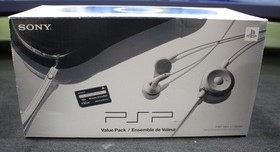 Sony PSP Value Pack 1001K Complete In Box Tested! Custom Firmware extras!
