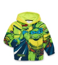 Teenage Mutant Ninja Turtles Sherpa Hoodie - Zip-Up Jacket Kids Size 10/17